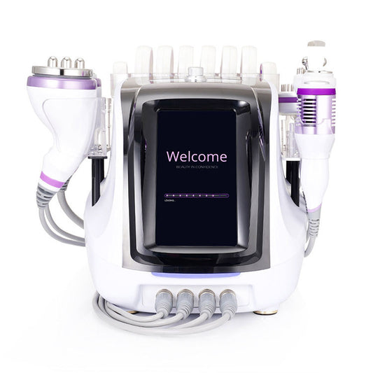 Beauty Cavitation 10 in 1 40k Cavitation Body Slimming Machine RF with Facial LED Hot Cold Hammer
