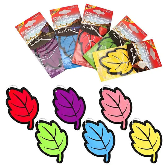 6 Pack Wholesale Paper Car Air Freshener with Hanging Card Perfume Diffuser Long Lasting Aroma Fragrance for cars and home
