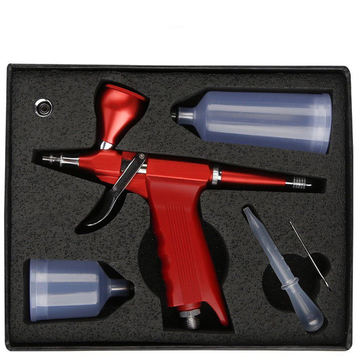 0.3mm Nozzle Skin Cleaning Oxygen Airbrush Dual Action Art Model Painting Spray Gun Makeup Aesthetic Airbrushes